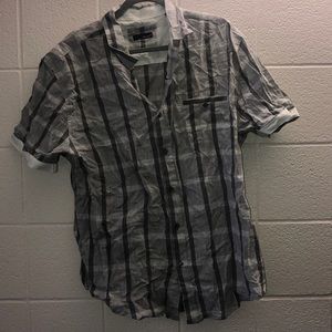 Light Gray Plaid Shirt